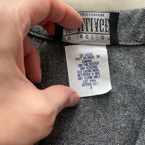 Vintage Miss Alliage Wool Blend Vest - Picture 3 of 7